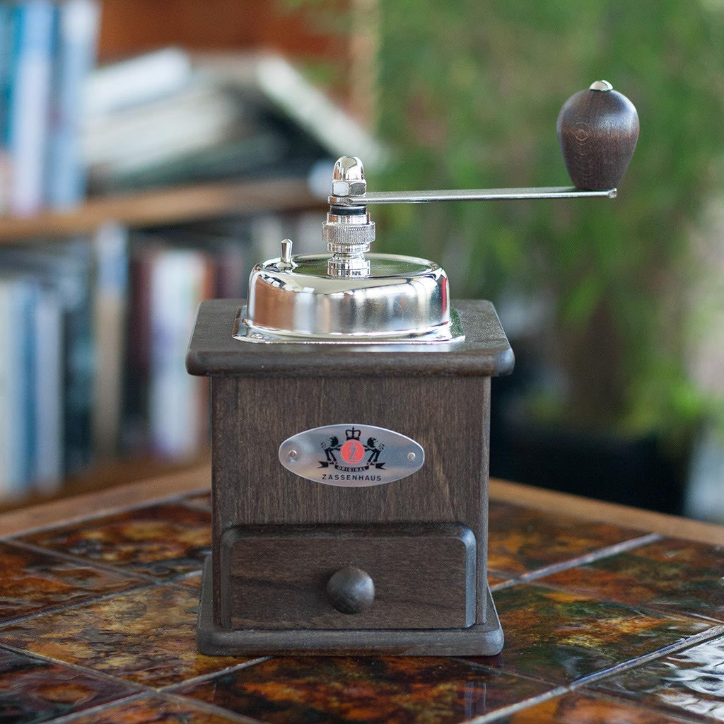 zassenhaus brasilia grinder - dark wood