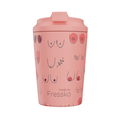 fressko pink ceramic boobie