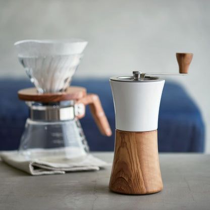 Hario Olive wood and ceramic grinder