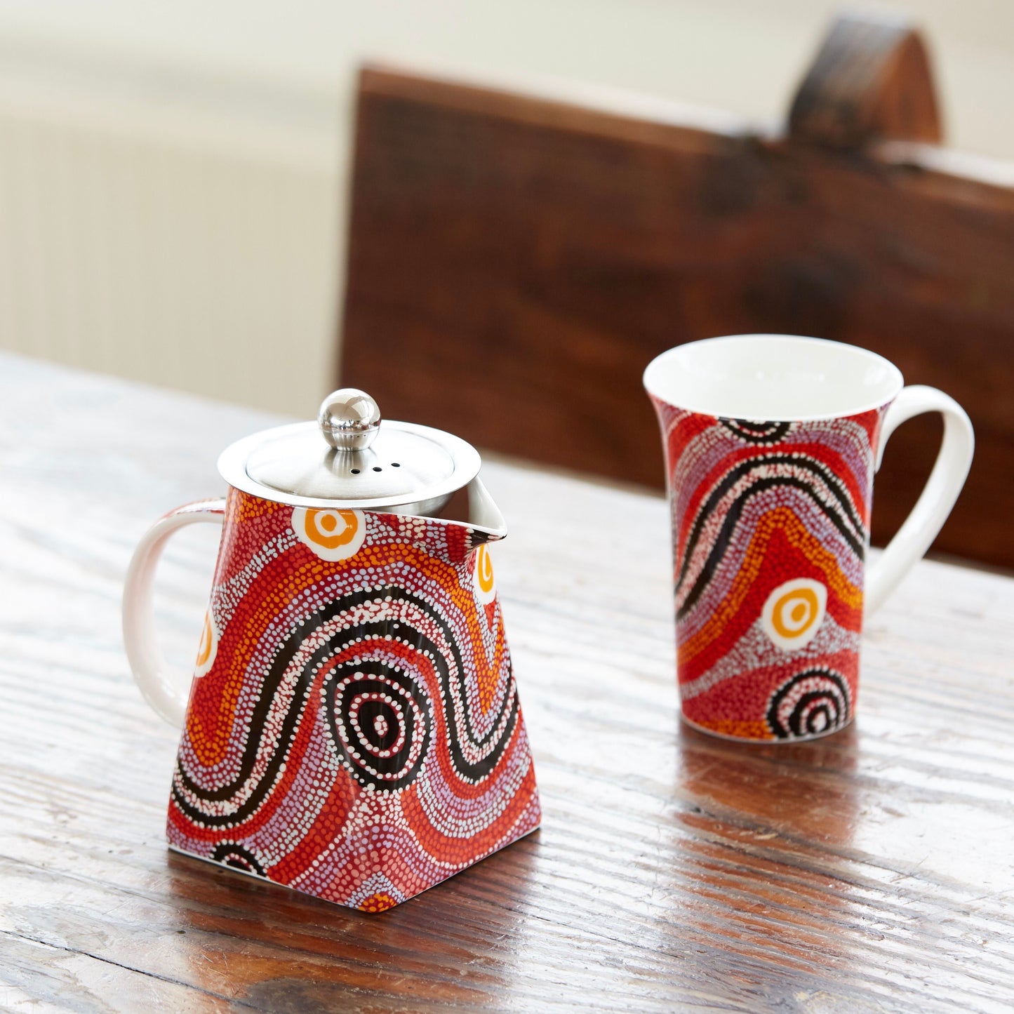 Otto Sims mug and teapot